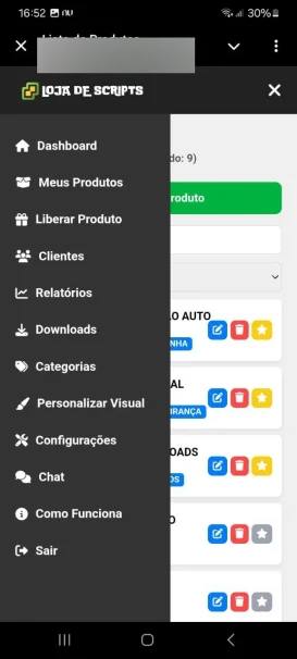 LojaFilme – Tema PHP Venda Sites de Script Online 2026