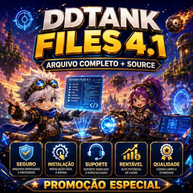 Files Servidor de DDTank 4.1 com LOGGER e ADMIN 2026