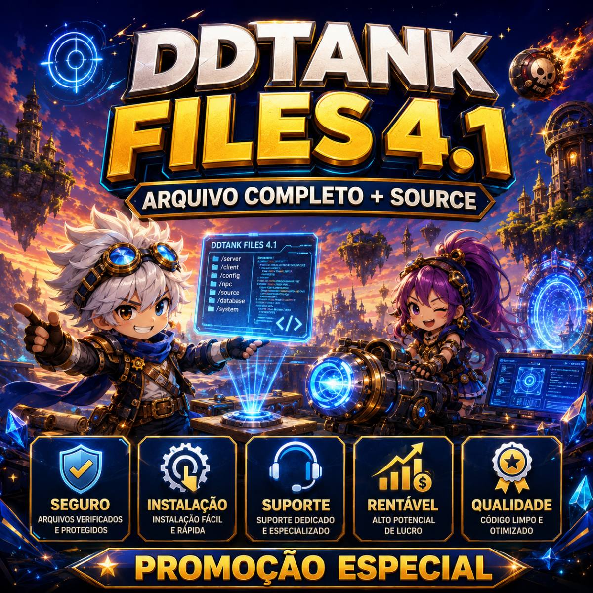 Files Servidor de DDTank 4.1 com LOGGER e ADMIN 2026