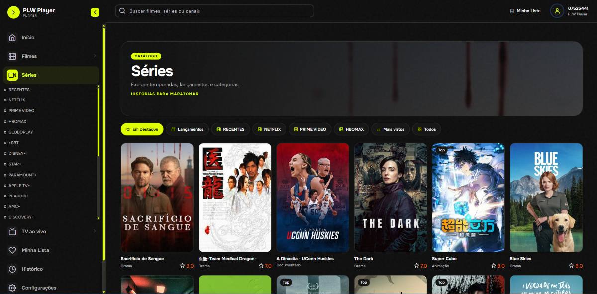 WebPlayer para IPTV V2 – Player Web Completo com Painel Admin, White Label e PIX