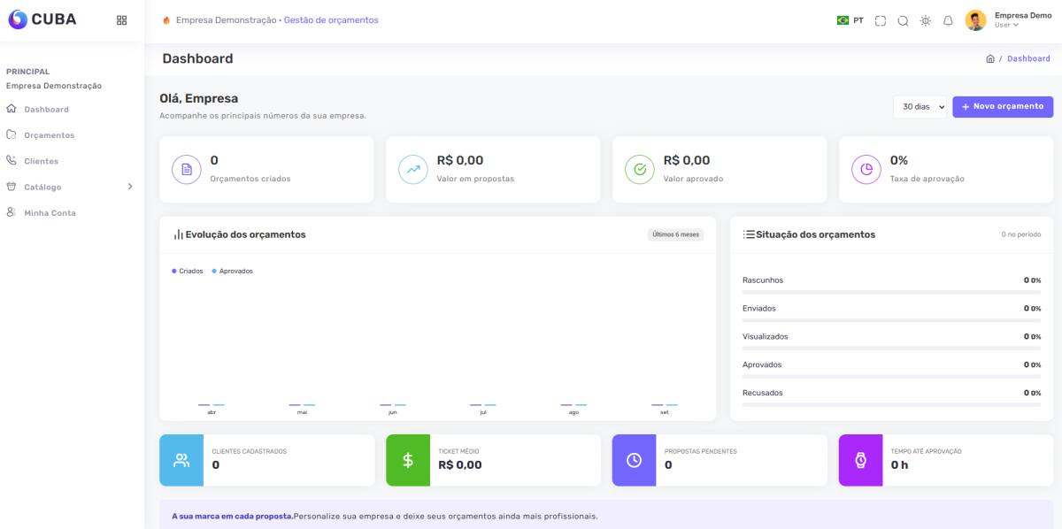 OrçaFácil — Sistema Completo de Orçamentos, Propostas e Gestão de Clientes | SaaS White Label