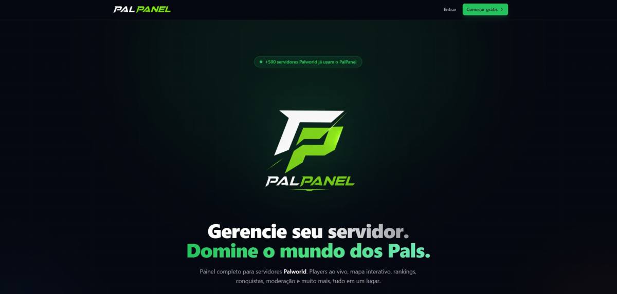 PALPANEL — PAINEL SAAS COMPLETO PARA SERVIDORES PALWORLD