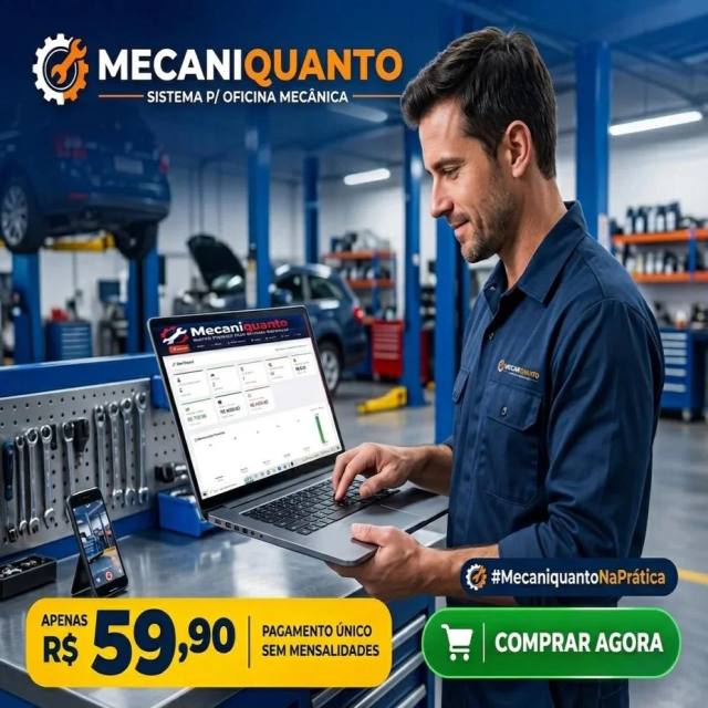 Mecaniquanto - Gestão e Ordens Serviço para Oficinas Mecânicas
