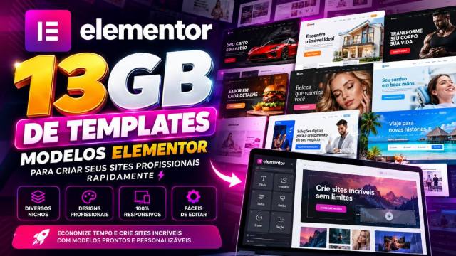 Pack Premium 13GB de Templates Elementor para WordPress