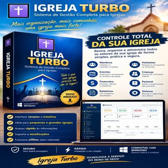 Software Aplicativo para Gestão e Tesouraria de Igrejas
