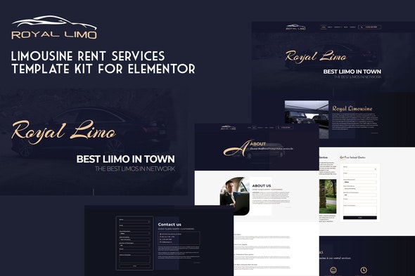 template aluguel limusine carros