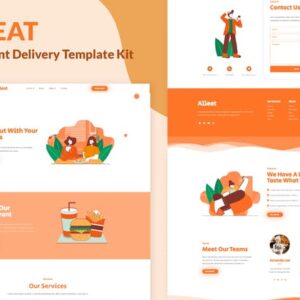 Alleat - Template Kit de restaurante Elementor