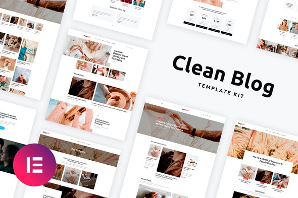 template site blog revistas