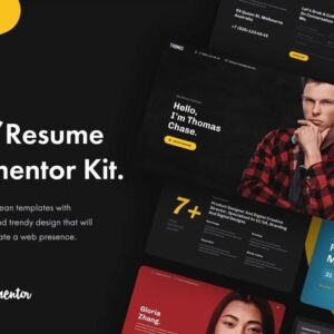 Thomas - CV/Portfolio Elementor Template Kit