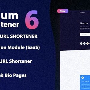 Encurtador de URL Premium - Encurtador de link, páginas bio e códigos QR