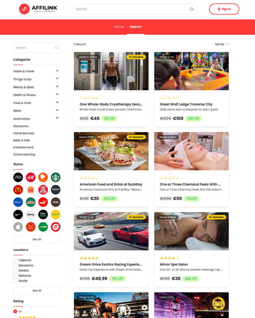 AffiLink - plataforma de compartilhamento de links afiliados