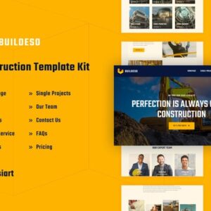 Buildeso | Construction Elementor Template Kit