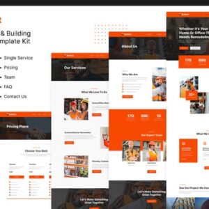 Buildoit | Construction & Building Elementor Template Kit