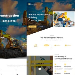 Constructa - Building & Construction Elementor Template Kit