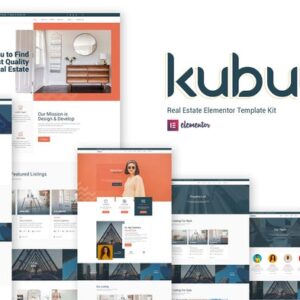 Kubuu - Kit de Modelo de Elementor Imobiliário