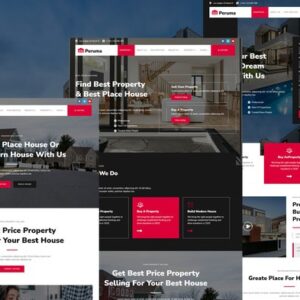 Peruma - Kit de Modelos Elementor de Listagem de Imóveis e Imóveis