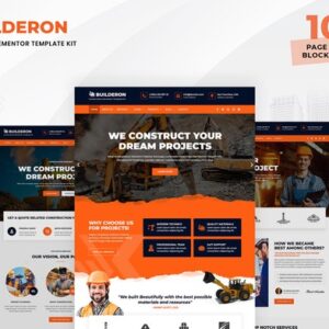 Builderon - Kit de modelo de elemento de construção