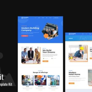 Constkit - Modelo de Elementor Industrial e de Construção