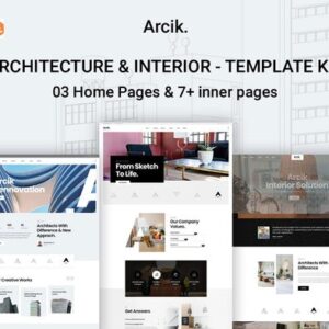 Arcik - Kit de Modelos de Elementos de Arquitetura e Interiores
