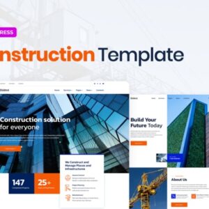 Dustro - Kit de Modelo de Elementor da Construtora