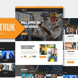 Construk - Kit de Modelo de Elementor de Construção