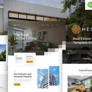 Hestate - Kit de Modelo de Elementor Imobiliário