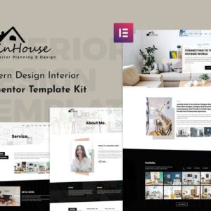 Inhouse - Kit de Modelo de Elemento de Interior de Design Moderno