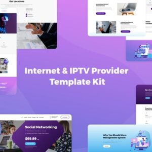 MaxiNet - Kit de modelo de elemento de provedor de Internet e IPTV