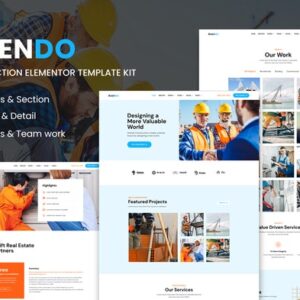 Avendo - Kit de Modelo de Elementor de Construção