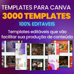 PACK CANVA EDITAVEL 3000 ARTES
