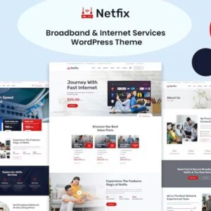 Netfix – Tema WP de serviços de banda larga e Internet