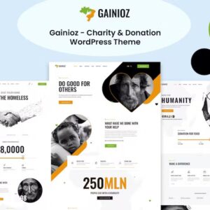 Gainioz - Tema WordPress de Caridade e Doação