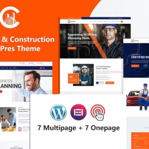 Dustra - Tema WordPress Industrial e de Construção