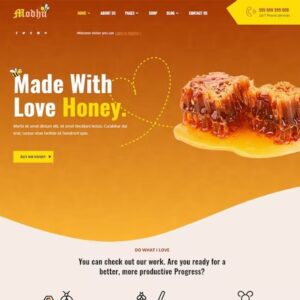 Modhu - Tema WordPress de Apicultura e Mel