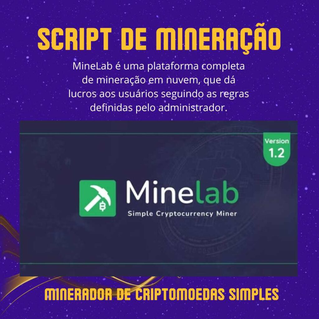MineLab – Script para Site de Mineração na Nuvem