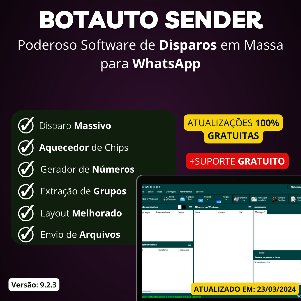 BotAuto.ID - Disparador em Massa para WhatsApp Business 2024
