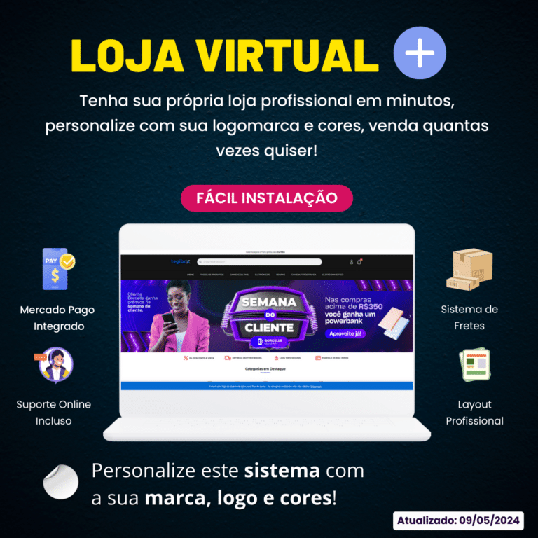 Script para Loja Virtual Plus WordPress de Fácil Instalação Responsivo 2024 — PLW Design