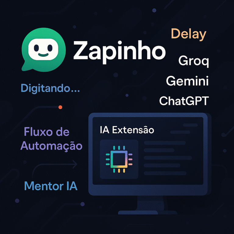 Zapinho IA – Extensão Inteligente para Navegador com ChatGPT, Gemini e Groq — PLW Design
