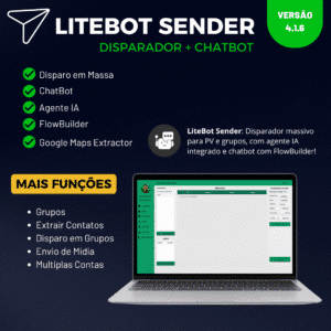 LITEBOT BULK SENDER DISPARADOR MASSIVO 2025