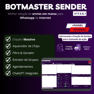 BotMaster Sender Whatsapp 17.5.0.1 Última Versão Original 2025