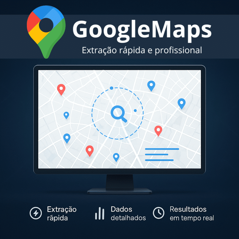 GM Google Map Extractor — Extraia Leads do Google Maps com Um Clique — PLW Design