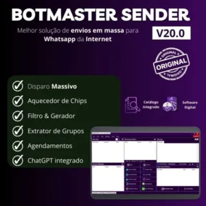 BotMaster Sender Whatsapp 20.0.0 Última Versão Original 2026