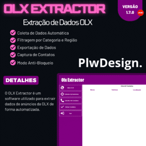 OlxExtractor V1.7.0 - Extraia milhares de números diretamente dos anúncios OLX