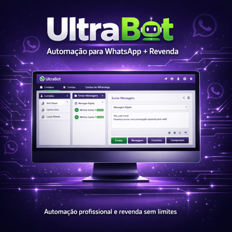UltraBot 2026 + Painel de Revenda | Vagas Limitadas — PLW Design