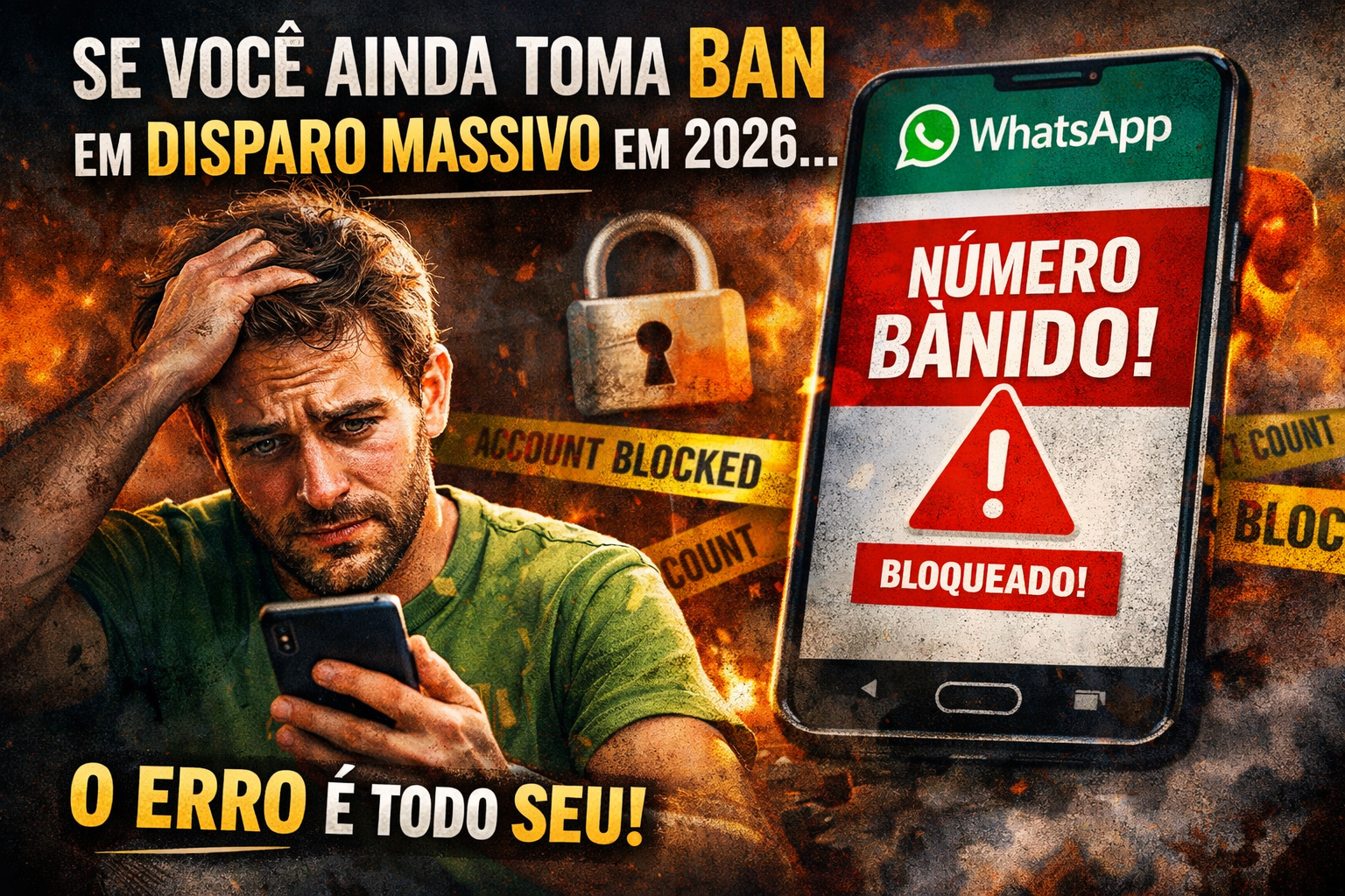 Disparo Massivo no WhatsApp em 2026: Por Que Você Ainda Toma Ban e Como Evitar
