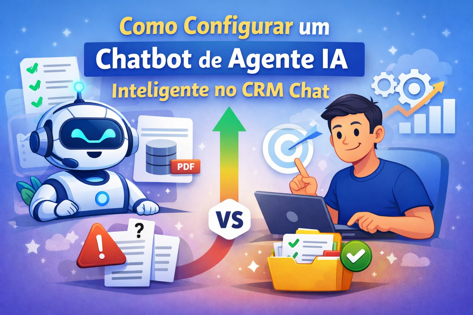 Como Configurar um Agente IA Profissional no CRM Chat (Guia Completo Passo a Passo)