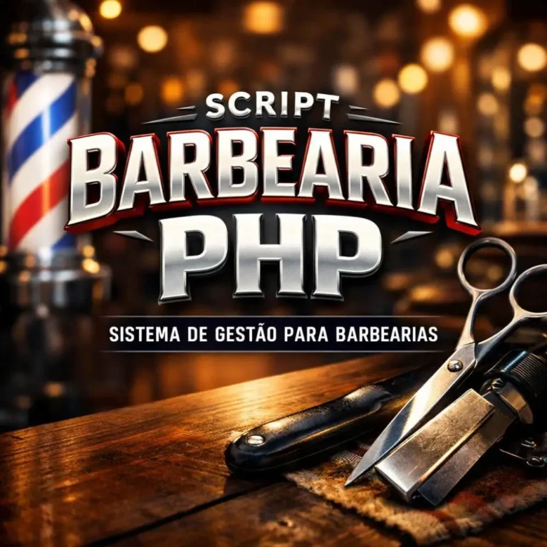 Script Barbearia PHP - Sistema Completo de Gestão — PLW Design