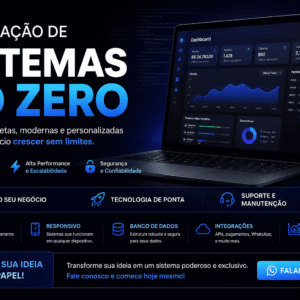 CRIAÇÃO DE SISTEMAS DO ZERO