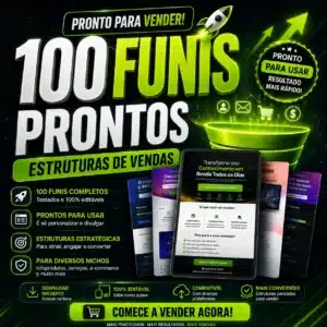 100 Funis Prontos para Typebot | Fluxos Editáveis para Captura e Vendas 2026