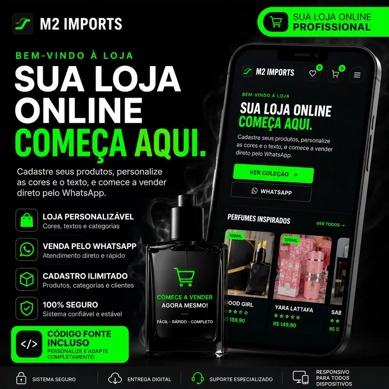 Script PHP Loja Virtual Responsiva Nova Versão com Código Fonte Incluso